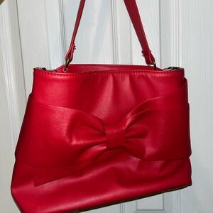 Betsey Johnson Red Bow Handbag